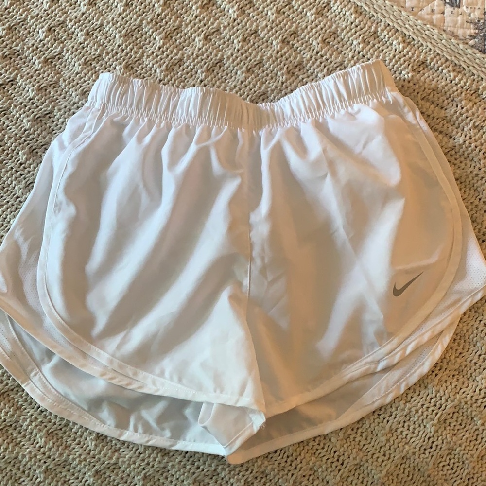 Nike White Athletic Shorts